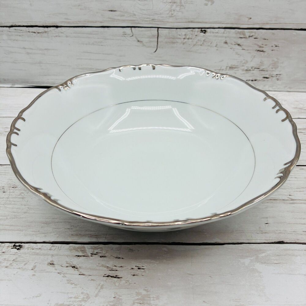Vintage Gold China (Japan) Baronet Serving Bowl Round 9"